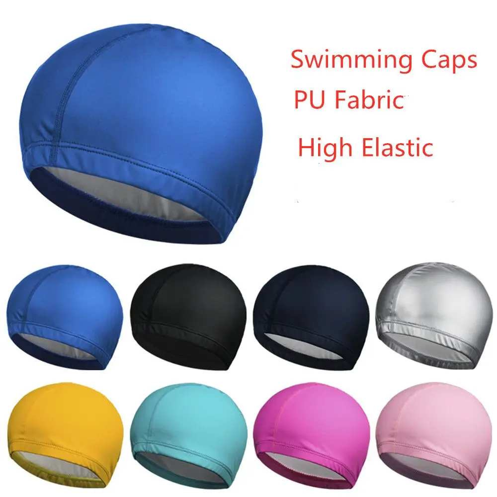 Aquatic Sports Cap - 2025, neue wasserdichte PU-Stoff-Schutzkappen, einfarbig, wasserdicht,