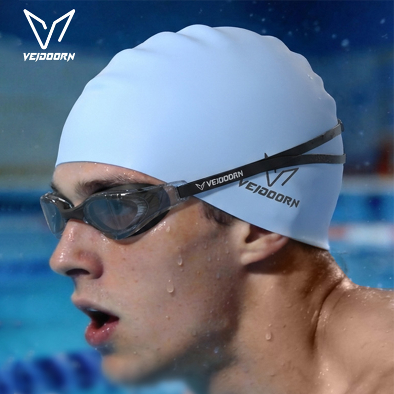 Aquatic Sports Cap - Wasserdichte Silikon-Schwimmkappe, professionelle Schwimmkappe für Erwachsene