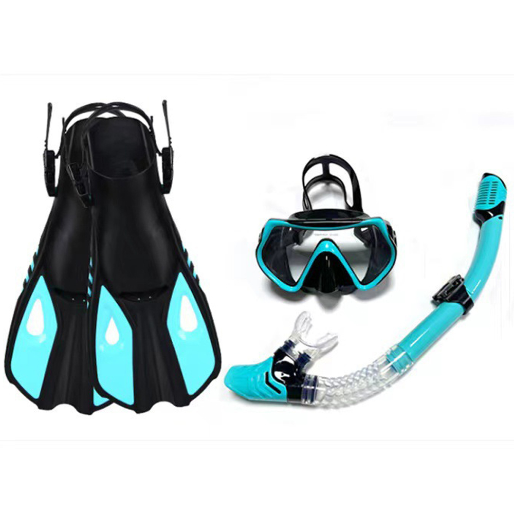 Freediving Mask Set - Großhandel Tauchmasken-Set mit Schnorchel und Flossen,