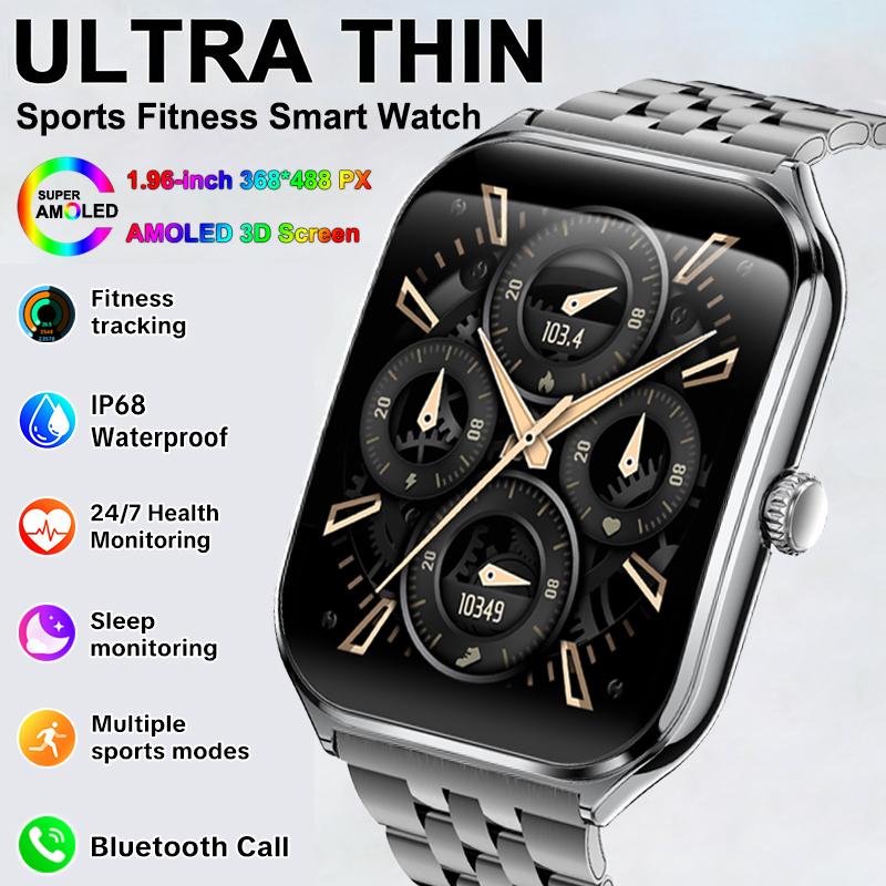 Aquatic Sports Performance - Neue ultradünne Smartwatch mit AMOLED-Bildschirm, immerzeitiger