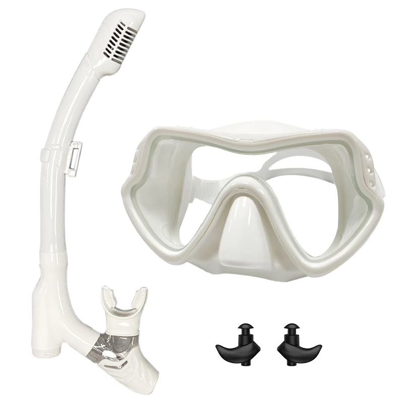 Freediving Mask Set - Tauchmaske Professionelle Schnorchel-Tauchmaske und Schnorchel-Set Taucherbrille