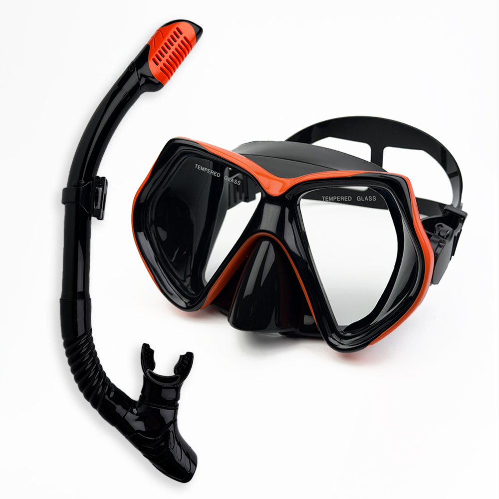 Trockenes Schnorchelset, Tauch – Freediving Mask Set Bewertung und Preis