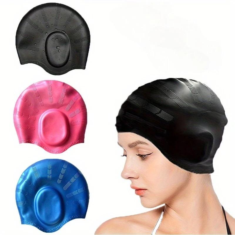 Große Silikon-Schwimmkappe mit – Aquatic Sports Cap Bewertung und Preis