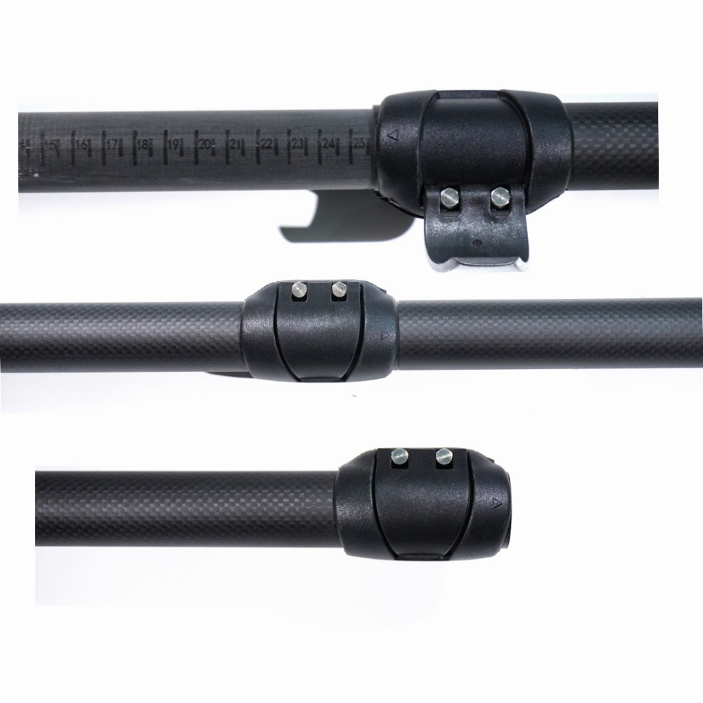Vorrätige 4-teilige schwarze C – Kayak Paddle Carbon Bewertung und Preis