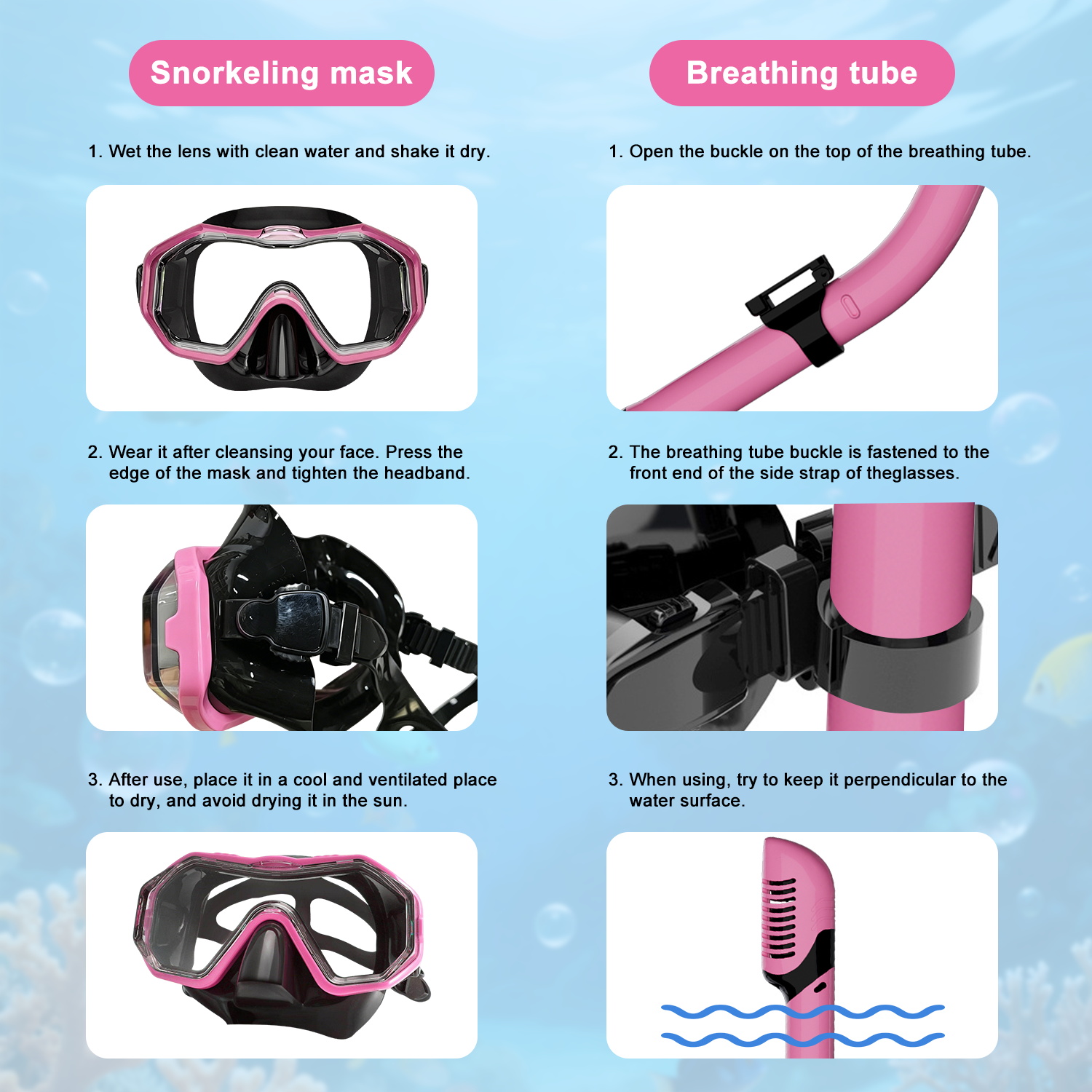 Schnorchelmasken-Sets, Taucher – Freediving Mask Set Bewertung und Preis